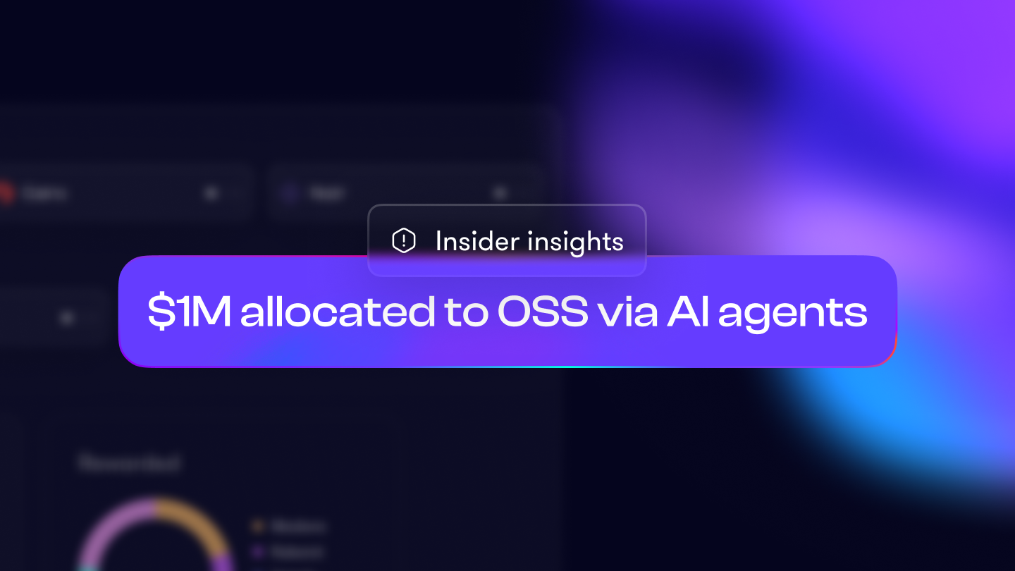 We Gave $1M to OSS Contributors with an AI agent. It Wasn’t Enough.