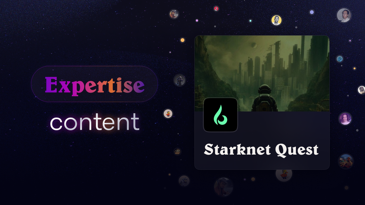 Starknet Quest: the marketing tool for protocols